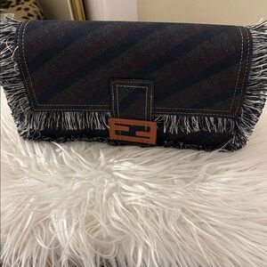 Stylish Black and Brown Crossbody Bag